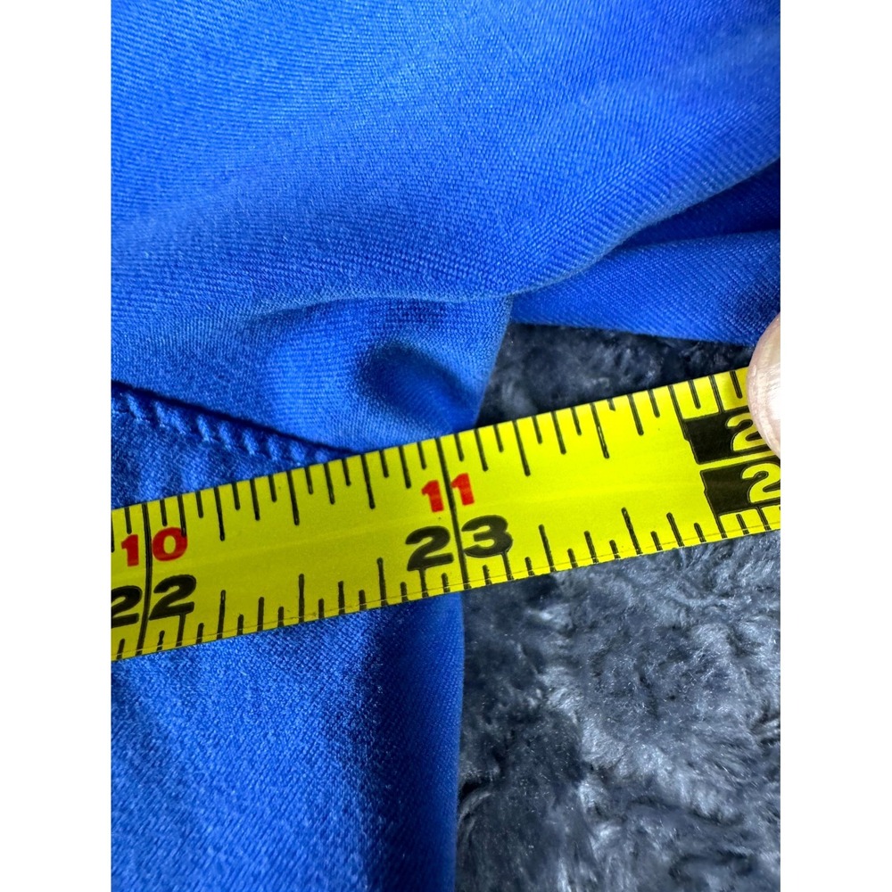 Vintage Adidas Track Jacket Women XL Blue Raglan Sleeve Runner Athletic Full Zip - Picture 5 of 7